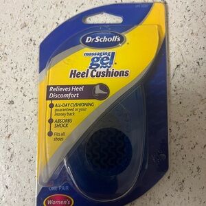 Dr. Scholl's Massaging Gel Heel Cushions Insoles Inserts (1 Pair) Women's New